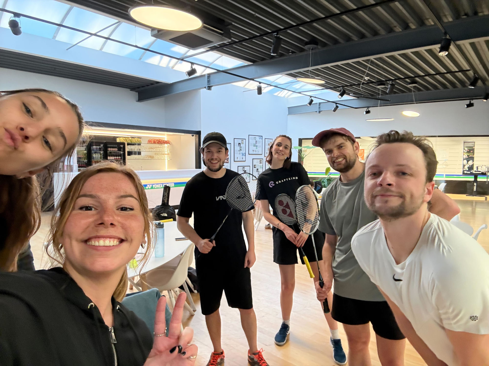 Sfeerbeeld bij Badminton in Aartselaar