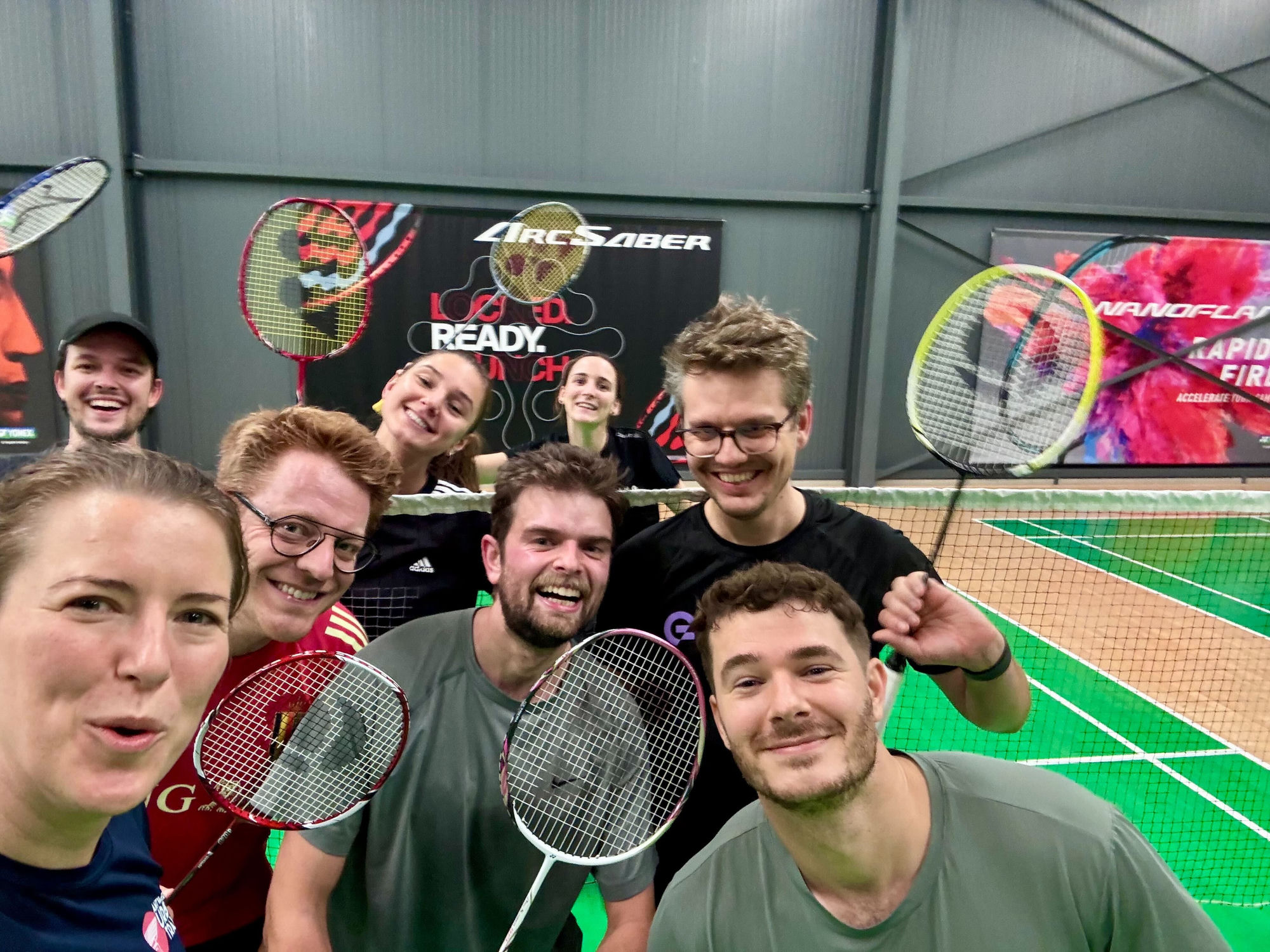Sfeerbeeld bij Badminton in Aartselaar