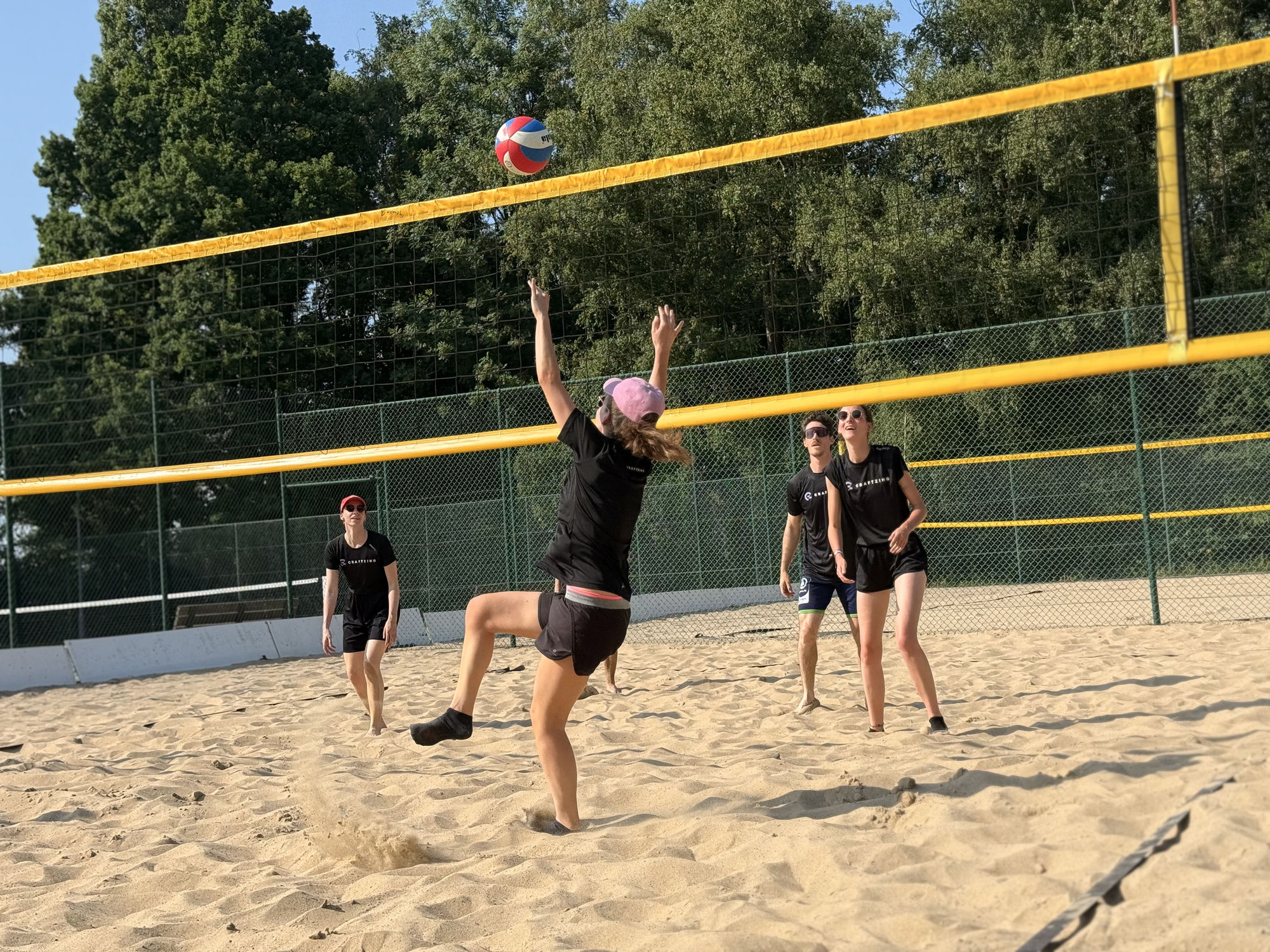 Sfeerbeeld bij Beachvolley in Sint-Niklaas