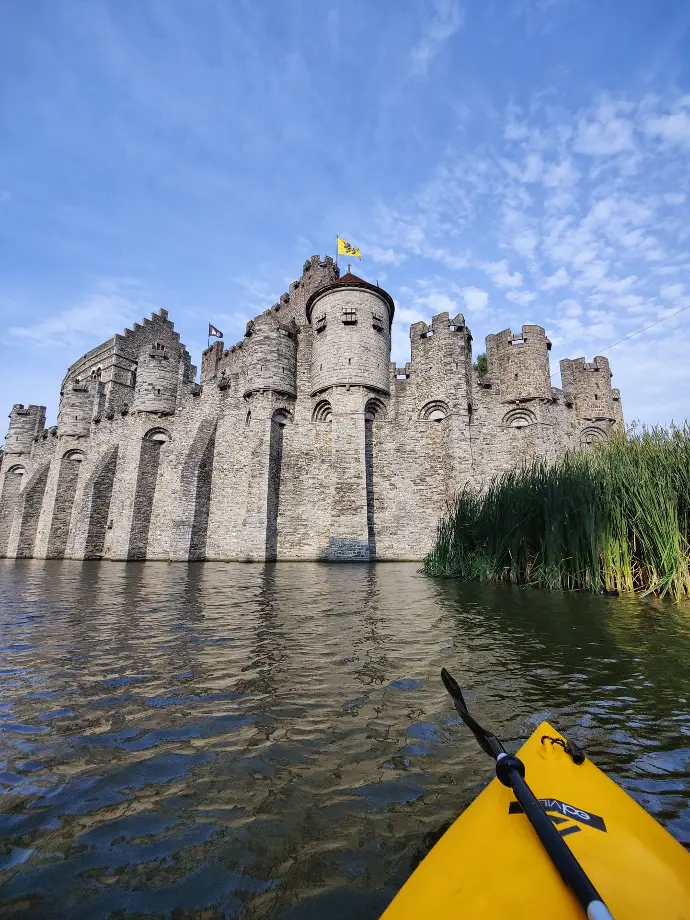 Sfeerbeeld bij Kajakken in Gent